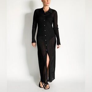 SIR EVA BUTTONED MAXI DRESS